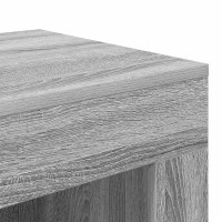 Produktbild för Sidobord Grå sonoma-ek 60 x 40 x 65 cm Konstruerat trä