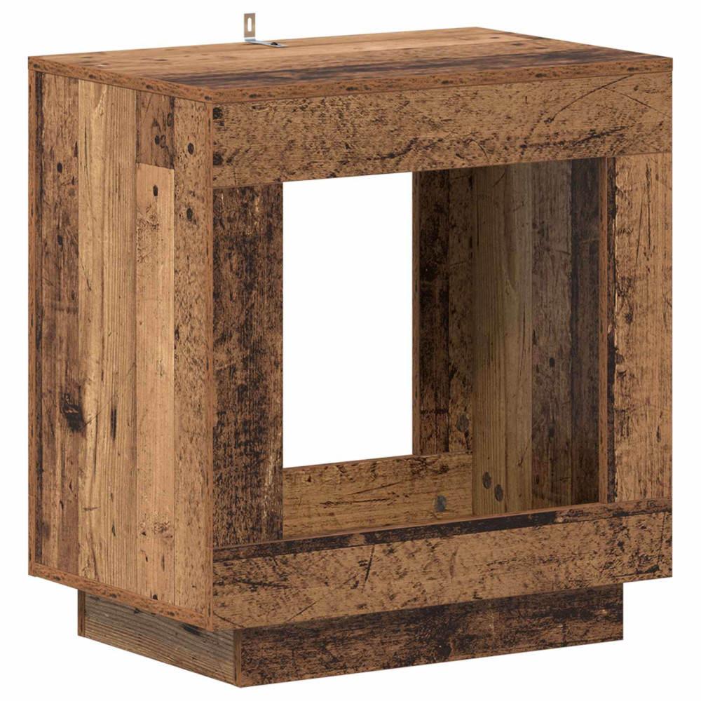 Produktbild för Sidobord Gammalt trä 60 x 40 x 65 cm Konstruerat trä