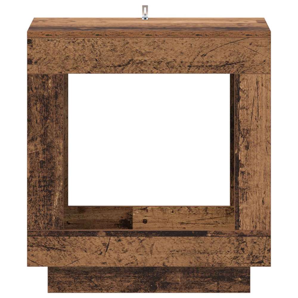 Produktbild för Sidobord Gammalt trä 60 x 40 x 65 cm Konstruerat trä
