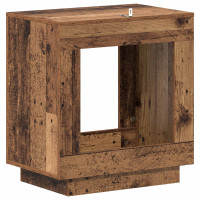 Produktbild för Sidobord Gammalt trä 60 x 40 x 65 cm Konstruerat trä