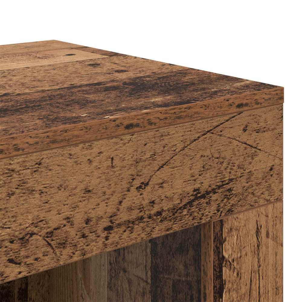 Produktbild för Sidobord Gammalt trä 60 x 40 x 65 cm Konstruerat trä
