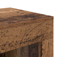 Produktbild för Sidobord Gammalt trä 60 x 40 x 65 cm Konstruerat trä