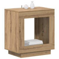 Produktbild för Sidobord Artisan-ek 60 x 40 x 65 cm Konstruerat trä