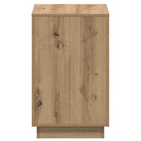 Produktbild för Sidobord Artisan-ek 60 x 40 x 65 cm Konstruerat trä