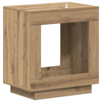 Produktbild för Sidobord Artisan-ek 60 x 40 x 65 cm Konstruerat trä