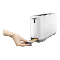 Produktbild för Philips Daily Collection HD2590 - brödrost - vit (Öppnad)
