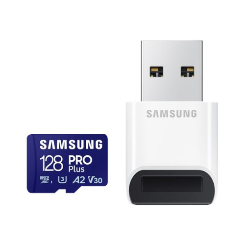 SAMSUNG Samsung PRO Plus MB-MD128SB - flash-minneskort - 128 GB - mikroSDXC UHS-I