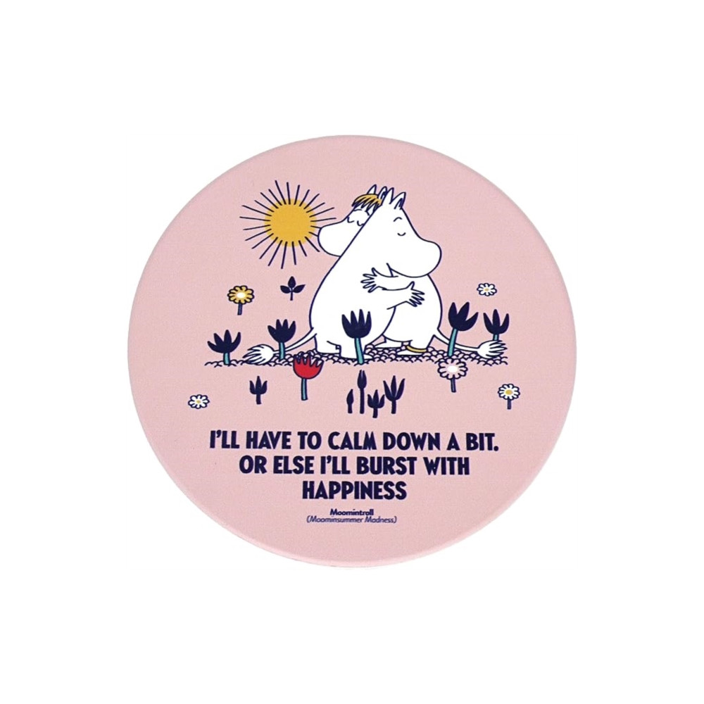 Produktbild för Coaster Single Ceramic - Moomin (Hug)