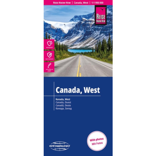 Reise Know-How Verlag Peter Rump GmbH West Canada (1:1.900.000)