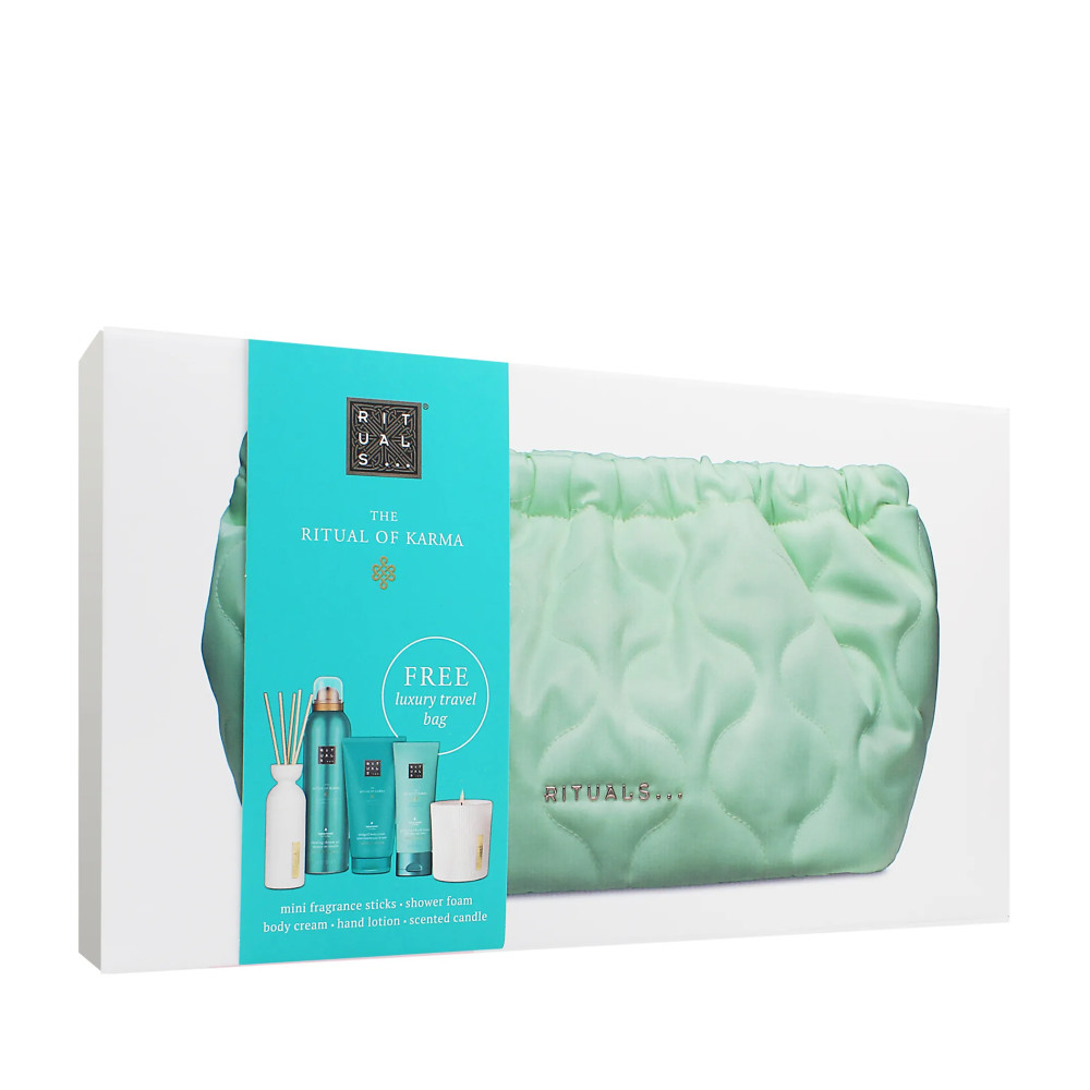 Produktbild för Rituals The Ritual of Karma SET (SG 200ml + BC 150ml + Candle 140g + FS 70ml + HL 70ml)