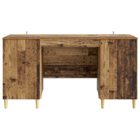 Produktbild för Skrivbord Gammalt trä 142,5 x 50 x 75 cm Konstruerat trä