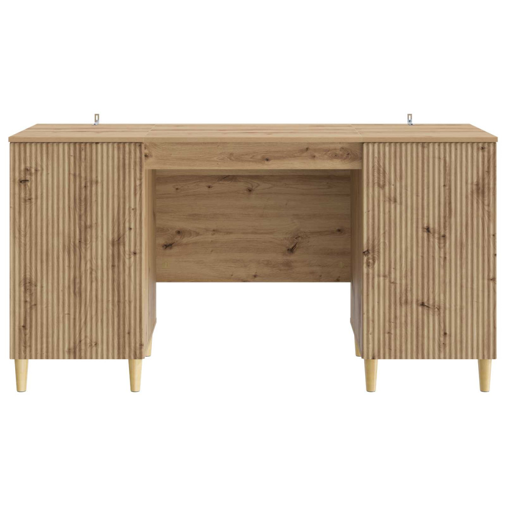Produktbild för Skrivbord Artisan-ek 142,5 x 50 x 75 cm Konstruerat trä