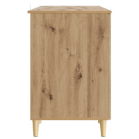Produktbild för Skrivbord Artisan-ek 142,5 x 50 x 75 cm Konstruerat trä