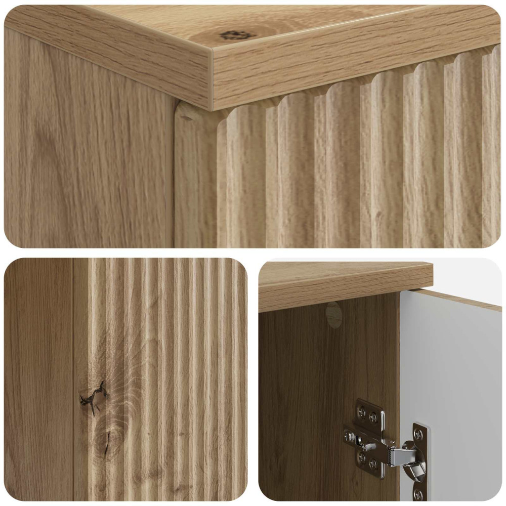 Produktbild för Skrivbord Artisan-ek 142,5 x 50 x 75 cm Konstruerat trä