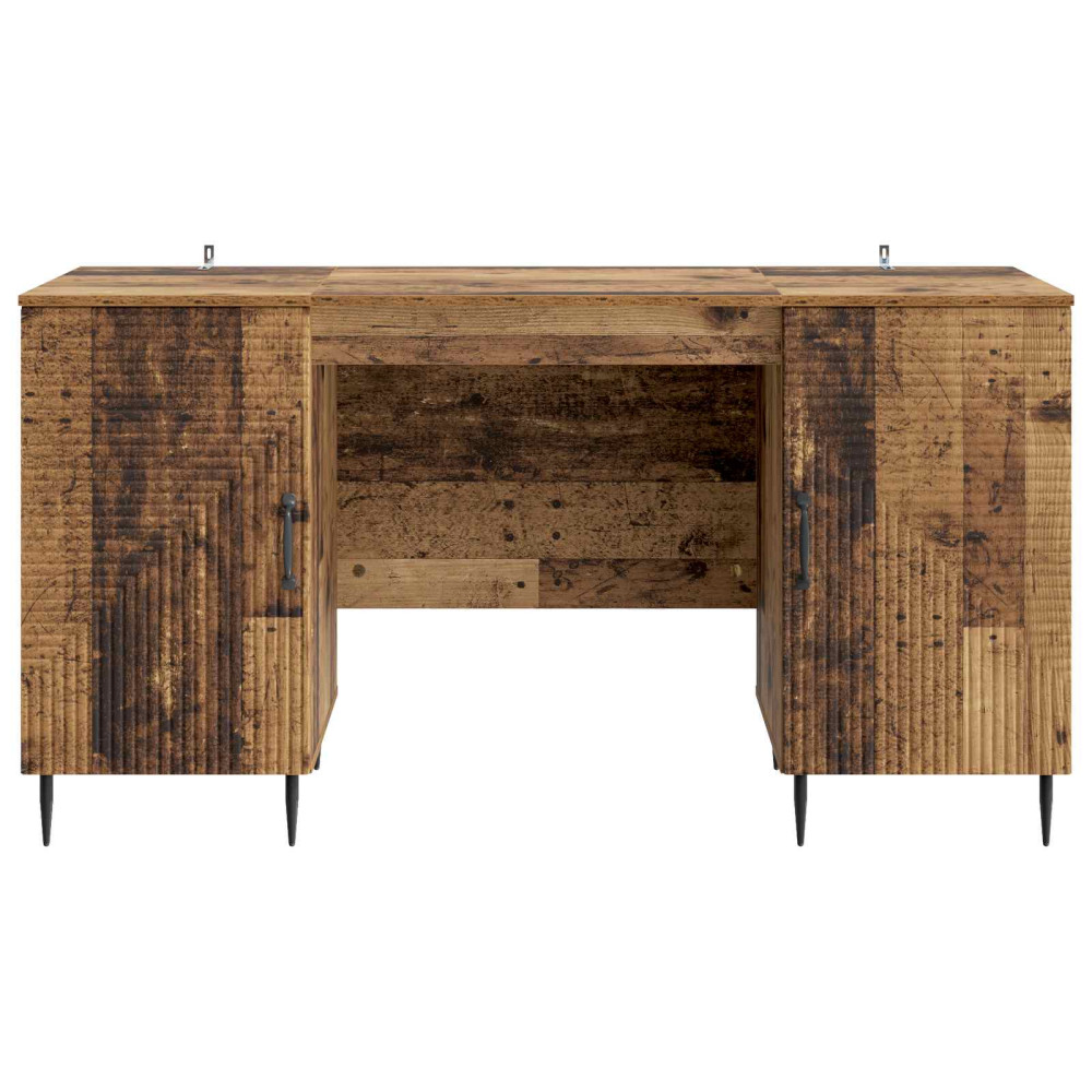 Produktbild för Skrivbord Gammalt trä 142,5 x 50 x 75 cm Konstruerat trä
