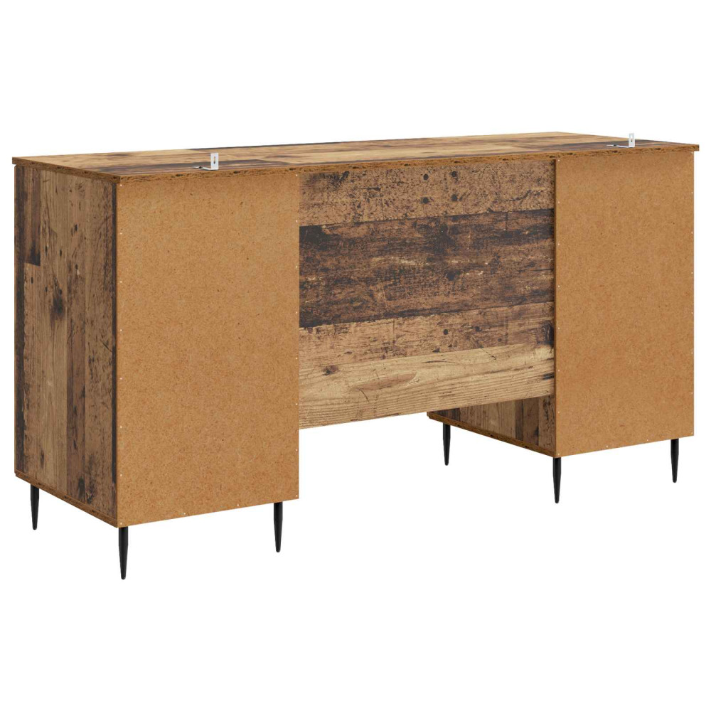 Produktbild för Skrivbord Gammalt trä 142,5 x 50 x 75 cm Konstruerat trä