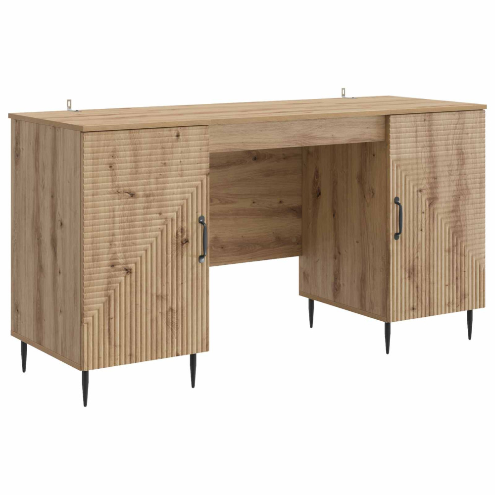 Produktbild för Skrivbord Artisan-ek 142,5 x 50 x 75 cm Konstruerat trä