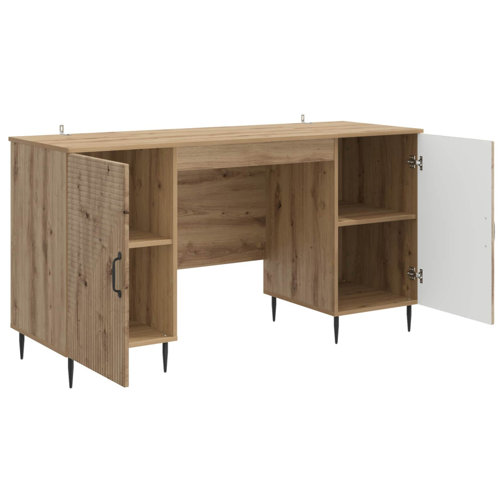 Produktbild för Skrivbord Artisan-ek 142,5 x 50 x 75 cm Konstruerat trä