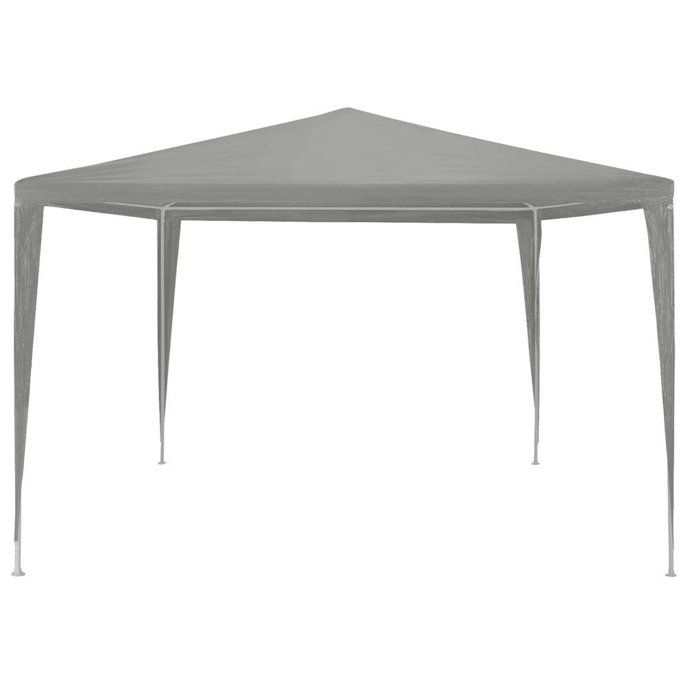 Produktbild för Partytält Ljusgrå 300 x 300 x 255 cm PE och stål