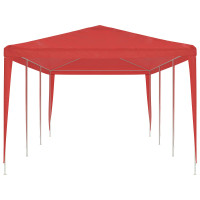 Produktbild för Partytält Röd 900 x 300 x 255 cm PE och stål
