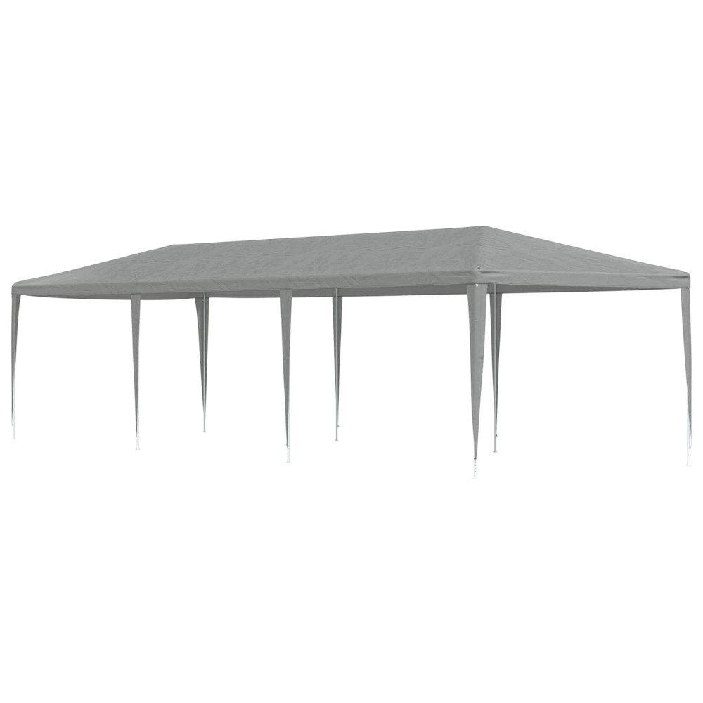 Produktbild för Partytält Ljusgrå 900 x 300 x 255 cm PE och stål