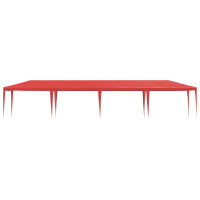 Produktbild för Partytält Röd 1200 x 300 x 255 cm PE och stål