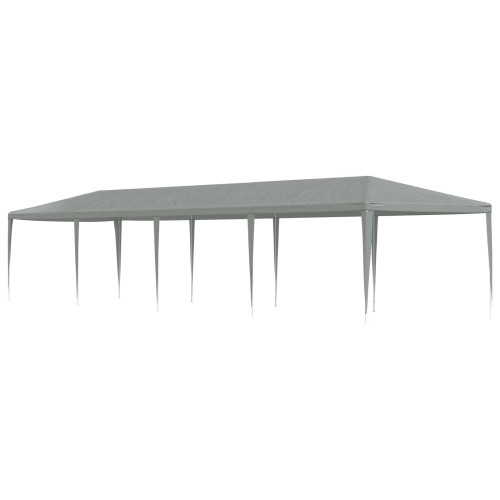 vidaXL Partytält Ljusgrå 1200 x 300 x 255 cm PE och stål
