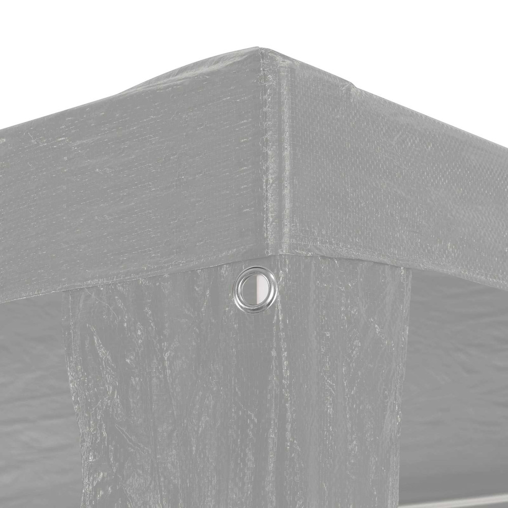 Produktbild för Partytält Ljusgrå 1200 x 300 x 255 cm PE och stål
