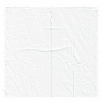 Produktbild för Partytältvägg 2 pcs Vit 200 x 195 cm PE och stål
