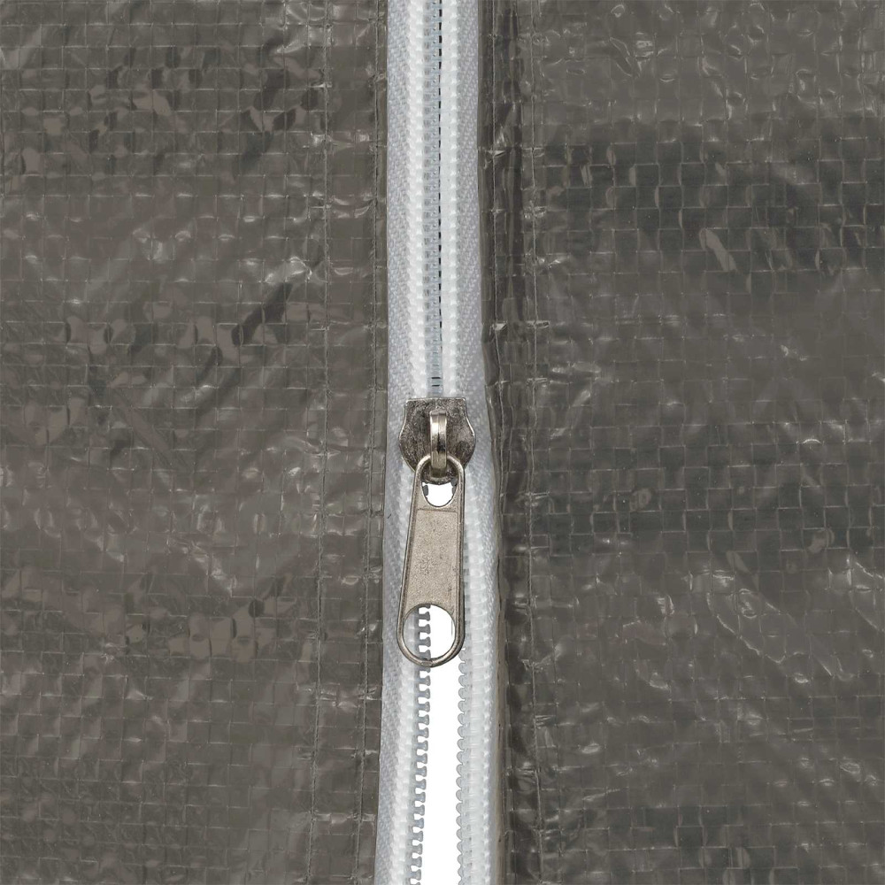 Produktbild för Partytältvägg 2 pcs Antracit 400 x 195 cm PE och stål