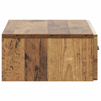 Produktbild för Väggmonterad sidobord Gammalt trä 59 x 34,5 x 17 cm
