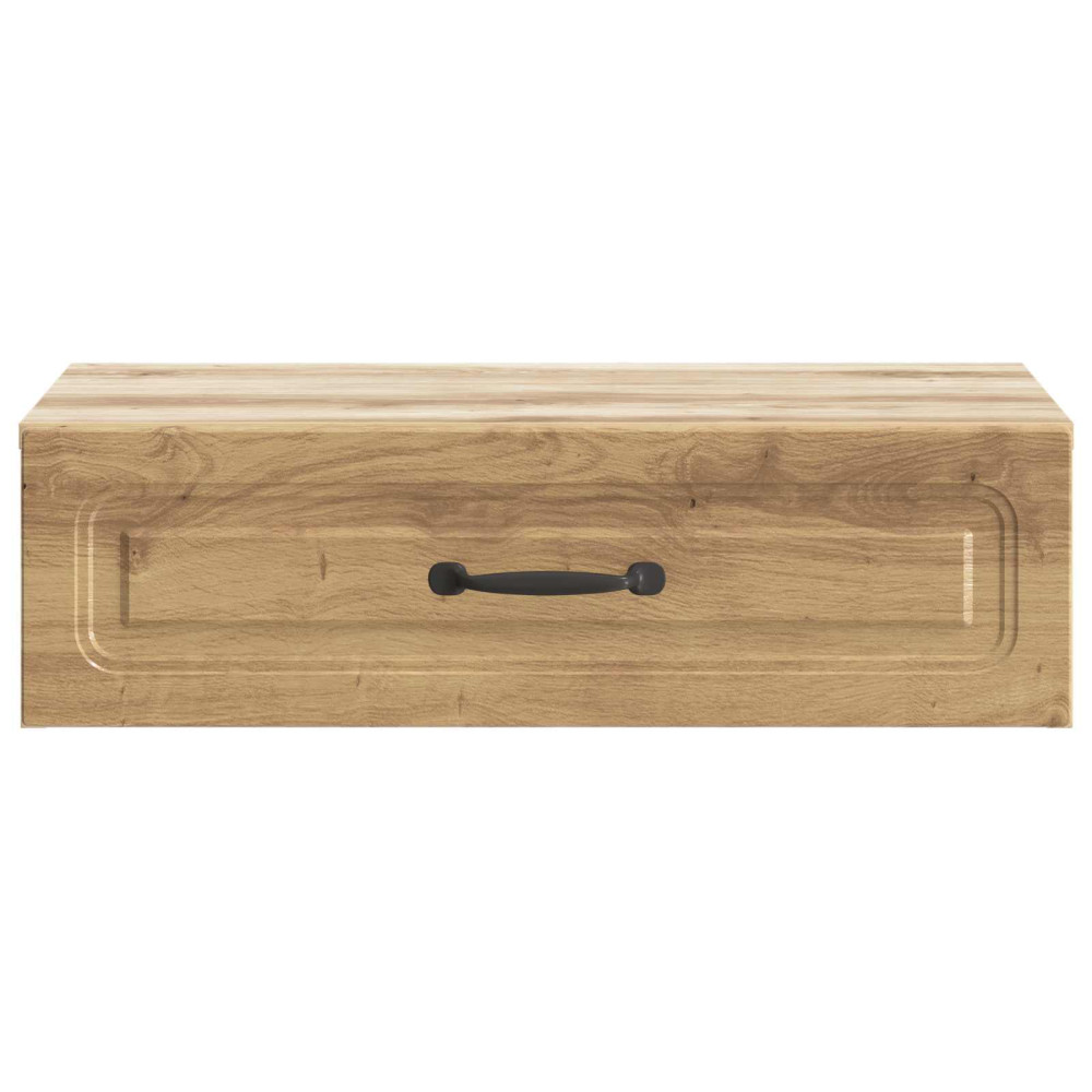 Produktbild för Väggmonterad sidobord Artisan-ek 59 x 34,5 x 17 cm