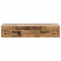 Produktbild för Väggmonterad sidobord Gammalt trä 87,5 x 34,5 x 17 cm
