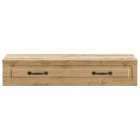 Produktbild för Väggmonterad sidobord Artisan-ek 87,5 x 34,5 x 17 cm