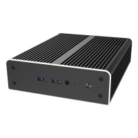 Produktbild för Akasa Newton AC3, Mini Tower, PC, Svart, UCFF, Aluminium, Ke...