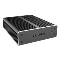 Produktbild för Akasa Newton AC3, Mini Tower, PC, Svart, UCFF, Aluminium, Ke...