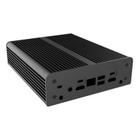 Produktbild för Akasa Newton AC3, Mini Tower, PC, Svart, UCFF, Aluminium, Ke...