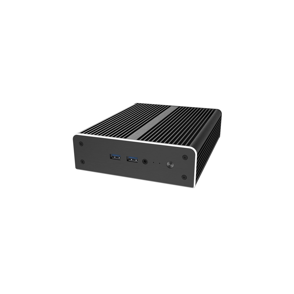 Produktbild för Akasa Newton AC3, Mini Tower, PC, Svart, UCFF, Aluminium, Ke...