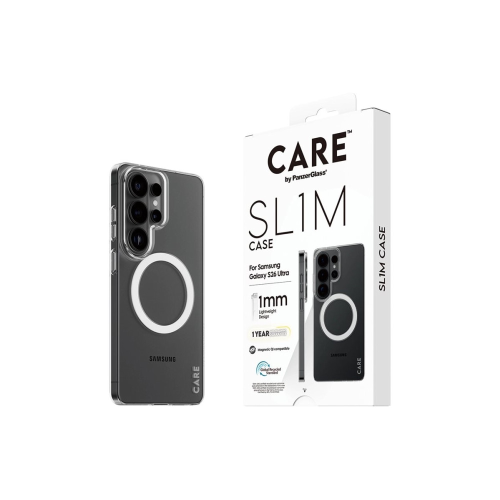 Produktbild för CARE by PanzerGlass SL1M - baksidesskydd för mobiltelefon