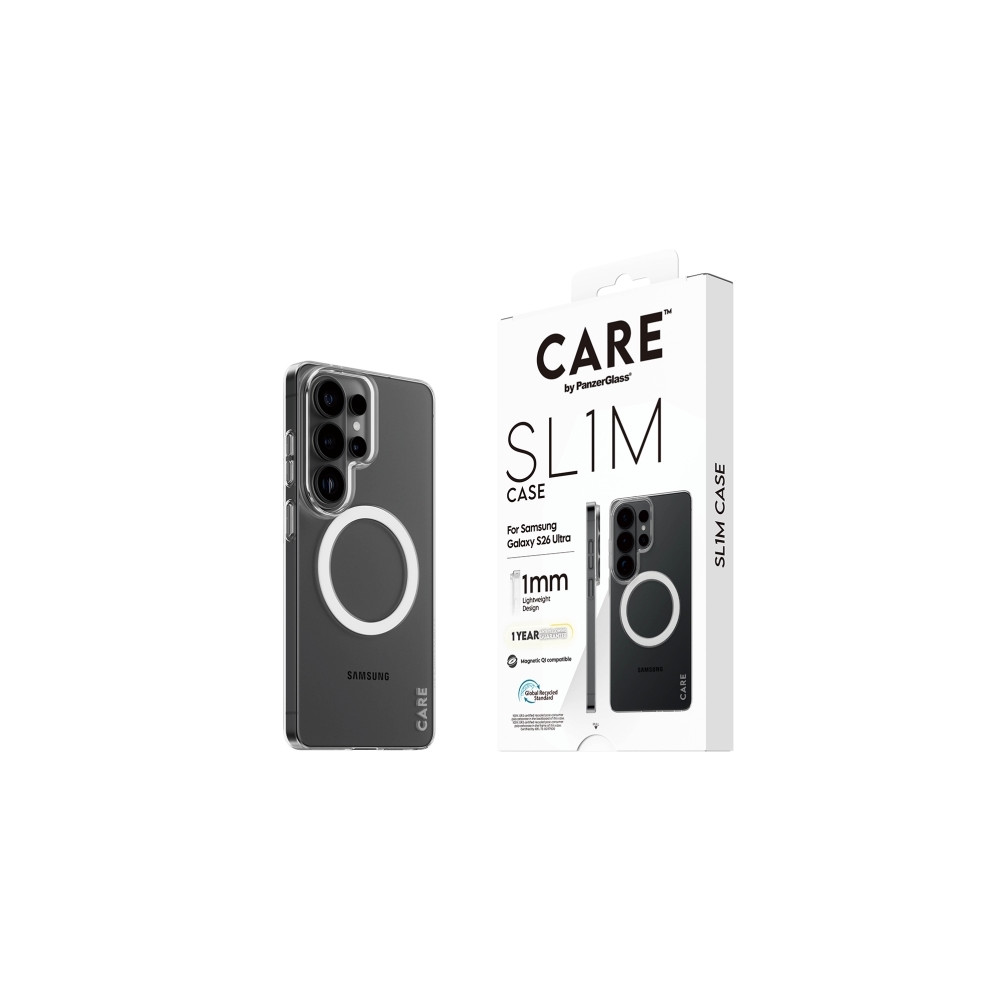Produktbild för CARE by PanzerGlass SL1M - baksidesskydd för mobiltelefon