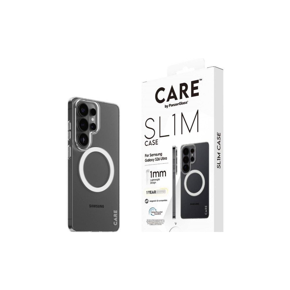 Produktbild för CARE by PanzerGlass SL1M - baksidesskydd för mobiltelefon