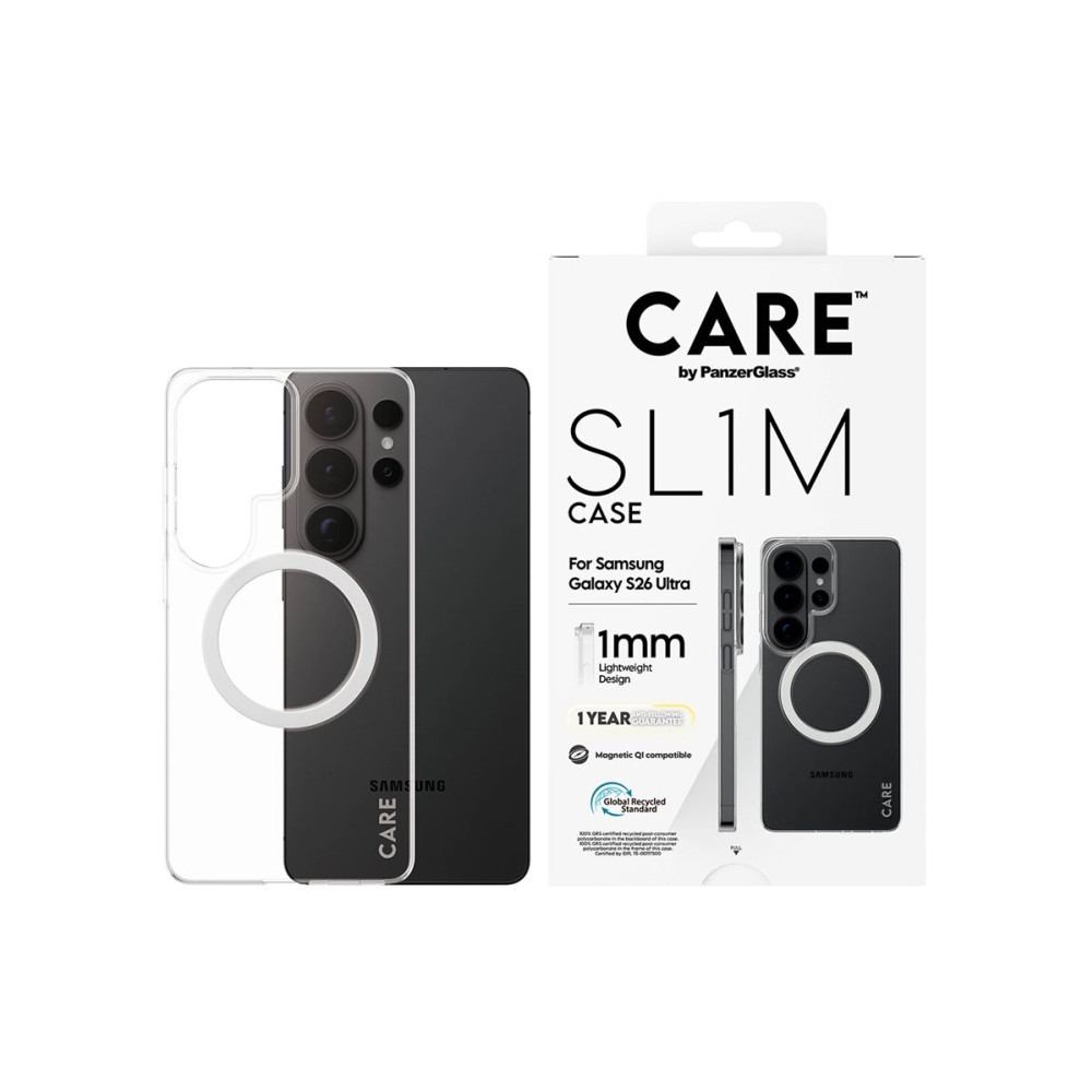 Produktbild för CARE by PanzerGlass SL1M - baksidesskydd för mobiltelefon