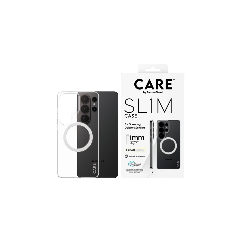 Produktbild för CARE by PanzerGlass SL1M - baksidesskydd för mobiltelefon