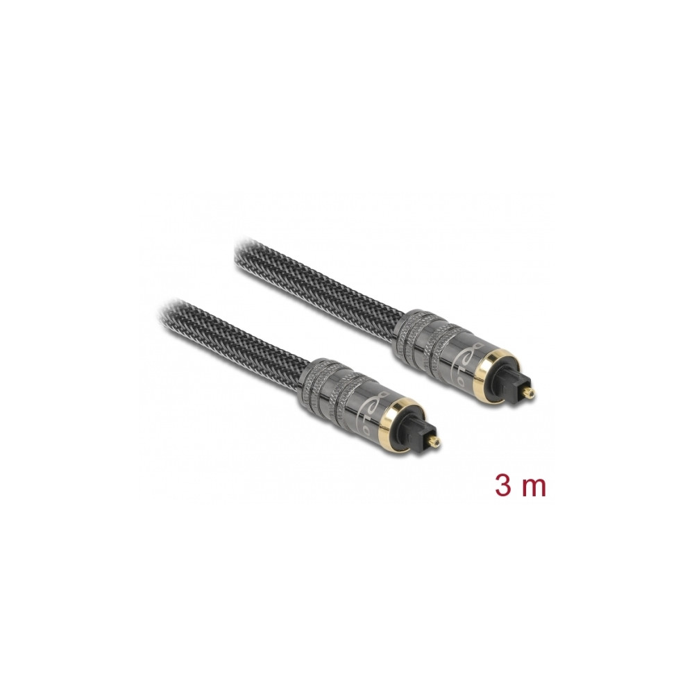 Produktbild för Delock digial audiokabel (optisk) - SPDIF - 3 m