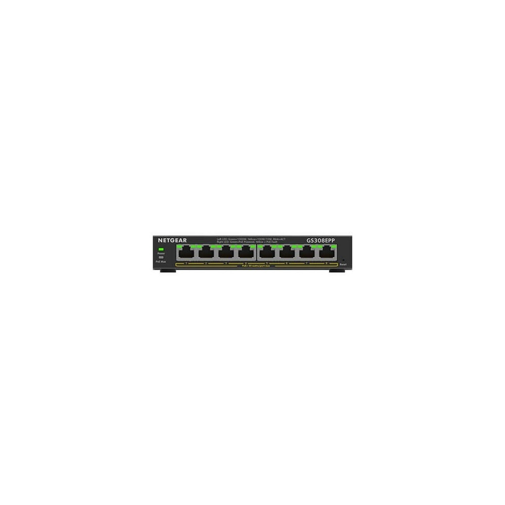 Produktbild för NETGEAR Plus GS308EPP - switch - 8 portar - smart