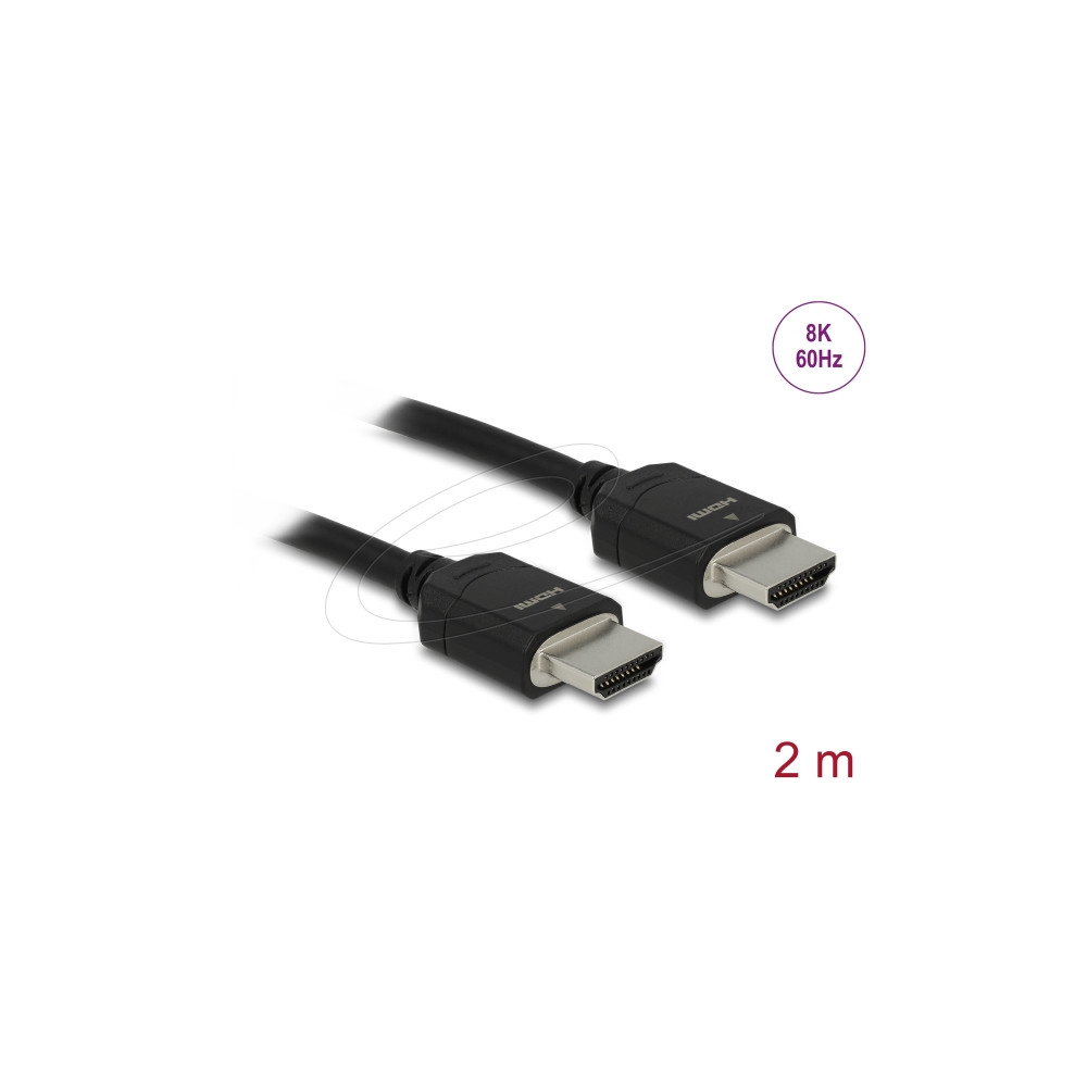 Produktbild för Delock HDMI-kabel - 2 m