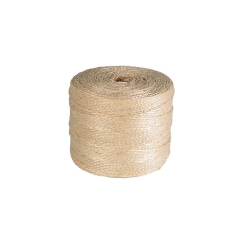 DYMO Snöre 3,5 mm, rullängd 280 m sisal gul, brottstyrka ca 97 kg