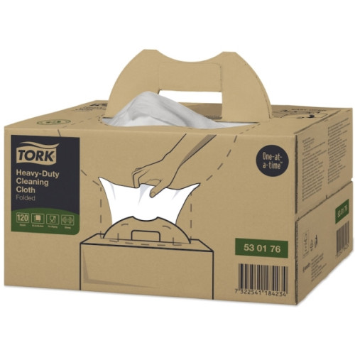 TORK Tork avtorkningsdukar Tork Heavy Duty W7 vit 61,5x35,5cm
