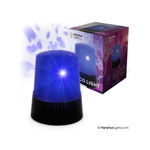 Partyfunlights Nielsen Light instickslampa för vägguttag Ø: 9,2 cm "Politi"