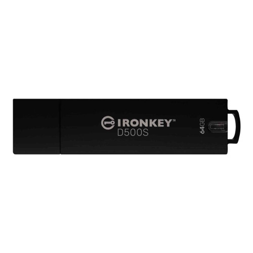 Kingston Technology Kingston IronKey D500S - USB flash-enhet - 64 GB - TAA-kompatibel
